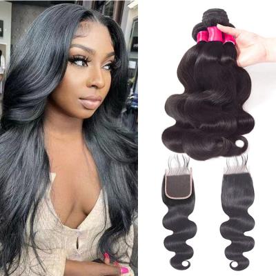 China Big Curly Curl Stock Wholesale Sellers Unprocessed Natural Remy Weave Hair 100% Peruvian Virgin Cuticle Aligned Hair With Closure for sale