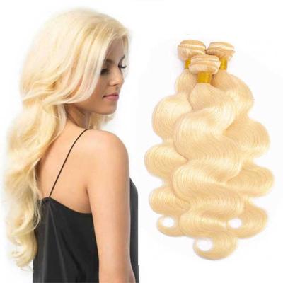 China Body Wave Wholesale 613 Blonde Virgin Hair 613 Cuticle Aligned Hair Bundles With Headband 613 Bundles With Closure for sale