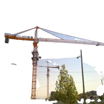 China Tower crane HTT7016 12ton topkit/hammerhead best selling electric tower crane for sale