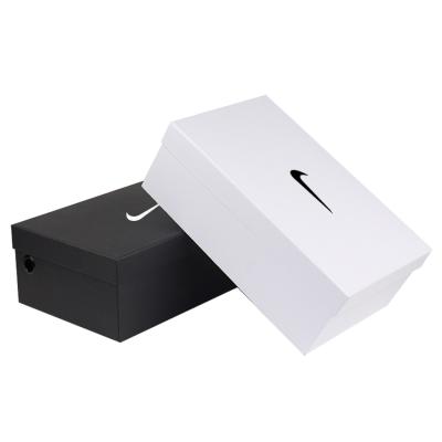 China Wholesale Reused Foldable Custom Logo Gift Box Sandals For Heels Cardboard Materials Shoe Box Storage Packaging Corrugated Garment Listing Box for sale