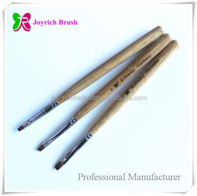 China Nail Products Gel Nail Polish Natural Wooden Kolinsky Brush NAIL Suppliers for sale