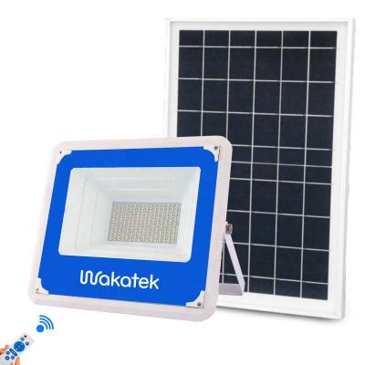 China ROAD Wakatek High Lumens 100w 150w 200w 300w 400w Lighting Outdoor Led Solar Flood Light Solar Spotlight for sale