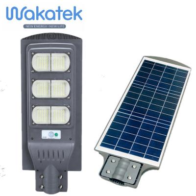 China ROAD WAKATEK 120 watt outdoor solar street light Canton light outdoor solar street light for sale