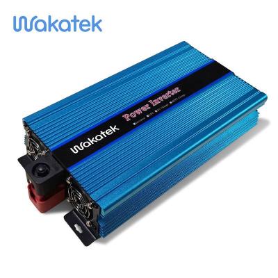 China DC-AC Power Inverter AC Home Solar Power 12v 220v 1500w Inverter WAKATEK for sale