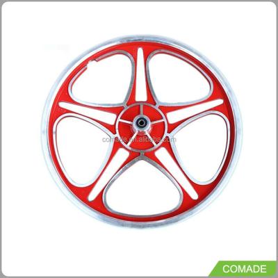 China Bike Parts Wheel For Mountain Bicycle Road Bike CNC Machined Bike Part Red Color for sale