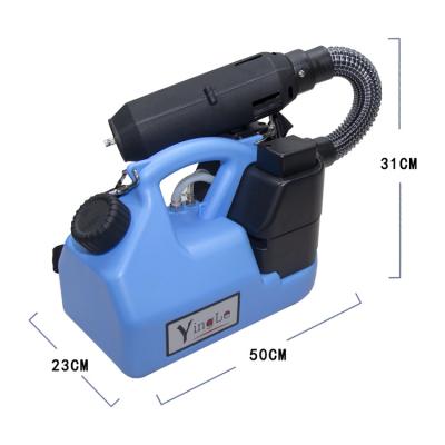 China Hospitals 7L High Efficiency Ulv Fogger Sprayer Battery Portable Cold Sprayer Machine for sale