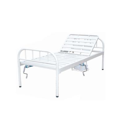 China Manual Easy Operate Manual High Quality Single Function Stainless Steel Medical Bed Without Wheels for sale