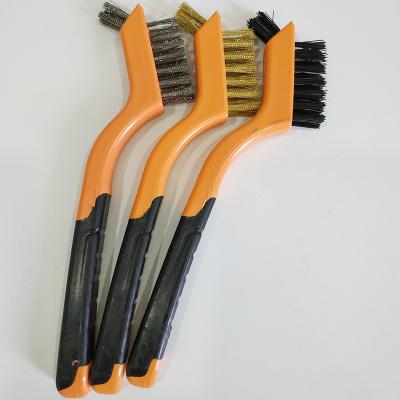 China Master D53001 3PCS Cleaning Brass/Steel/Wire Cleaning Brush, For Corner Cleaning for sale