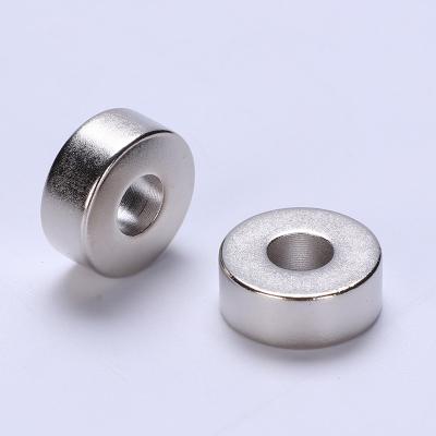 China Industrial Magnet Neodymium Iron Boron NdFeB Disc Magnet With Countersunk for sale