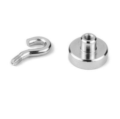 China Industrial D Neodymium Magnet Horseshoe Pot With Nickel Coating for sale