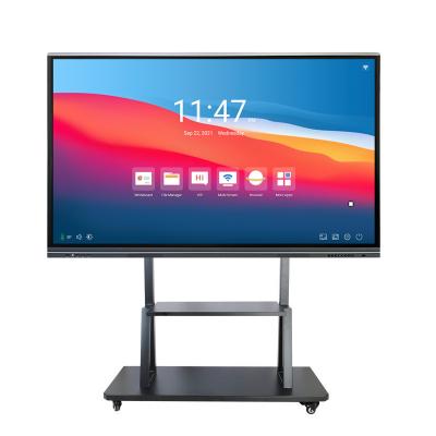 China Aluminum Frame 86 Inch Interactive Touch Display All In One PC TV Touch Screen Monitor for sale