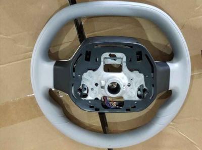 China OEM White Leather Wrapped Steering Wheel Replacement For Geely Geometry A for sale