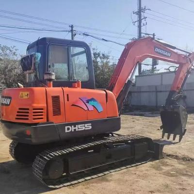 China Building\agriculture\construction 5 ton dh55 mini excavator doosan small digger doosan dh55 dh60 dx60 for sale for sale