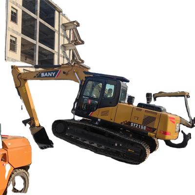 China Farm/road/construction/construction machine sany earthmoving excavator for sale crawler 215 215c hydraulic sany used excavators for sale