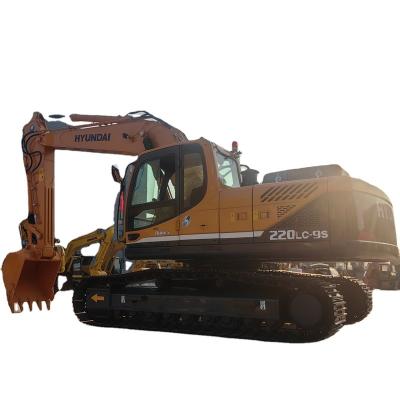 China Used original brand HYUNDAI 220-9 cheap korean excavator 1MÂ ³ for sale