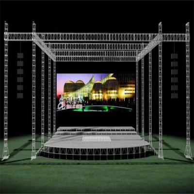 China Outdoor Aluminum Truss Roof Truss Stage Truss Bolt Pin Event Lighting Display Concert Customized Led Screen Event en venta