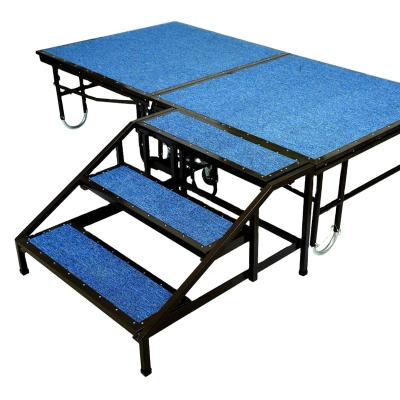 China Public Professional Outdoor Aluminum Portable Platform Stage Foldable Mobile Te koop