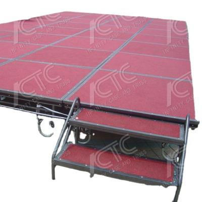 China steel events stage/mobile concert stage/portable stage platform Te koop