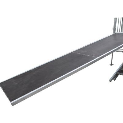 China Events Used Outdoor Portable 4x4ft Aluminum Stage Ramp Te koop