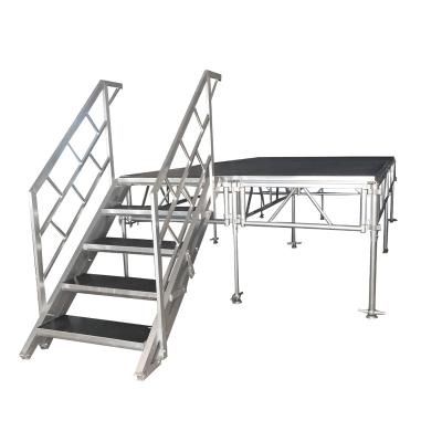 China Portable Adjustable Events Height Stage Stages For Sale for sale