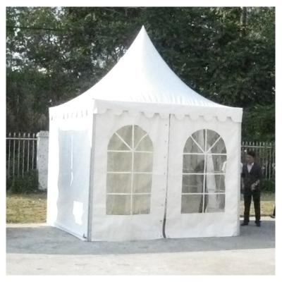 Chine Easy Install 3X3 4X4 5X5 Aluminum Alloy Canvas Hexagon Outdoor Gazebo Pagoda Tent à vendre