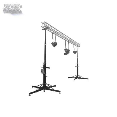 China LED Video Walls High Strength Aluminum Led Screen Truss Lift Tower Crank Up Stand for sale