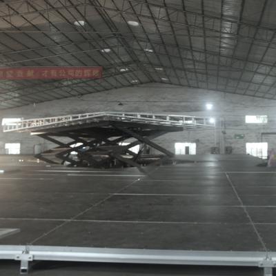 Cina CONCERT factory display truss aluminum lifting stage for theater building stage design in vendita