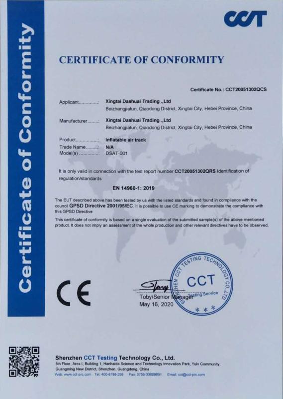 CE - Xingtai Dashuai Trading Co., Ltd.