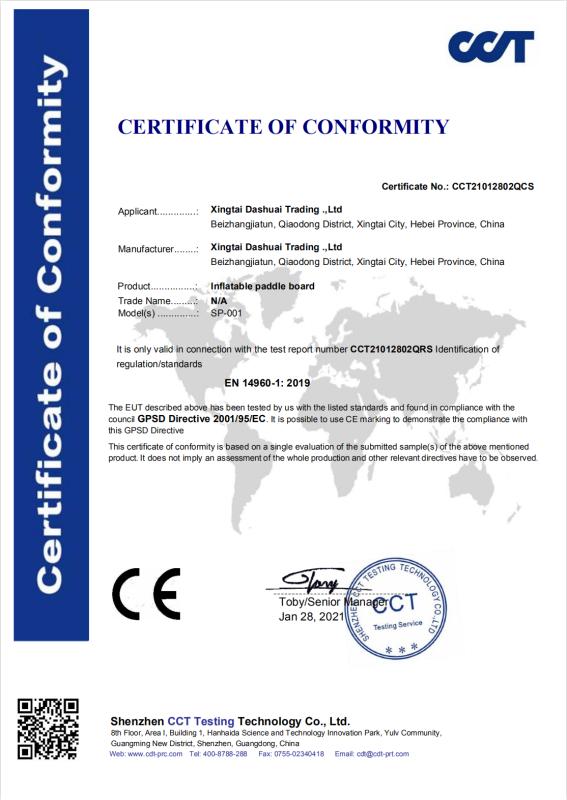 CE - Xingtai Dashuai Trading Co., Ltd.