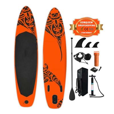 China Dropshipping Unisex Inflatable SUP Paddle Board Surfing Board 11ft SUP Board Wholesale Cheap Surfboard SUP Board for sale