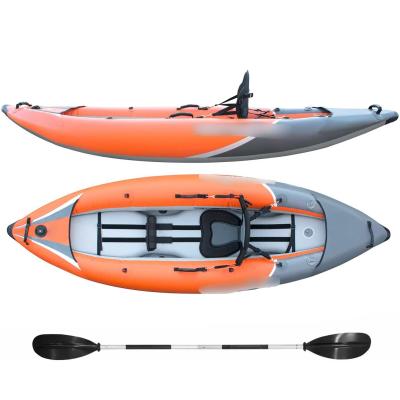 China LLDPE HULL for fishing 2022 new arrival best kayak water sport OEM portable inflatable PVC fishing kayak boat for sale