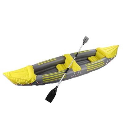 China LLDPE HULL for fishing kayak new arrival professional cheap inflatable water sport PVC kayak boat for fishing with durable hull for sale