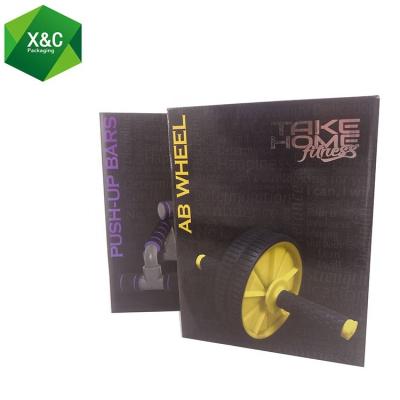 China Recyclable Custom Corrugated Cardboard Paper Lift Up AB Wheel Box Packaging for sale