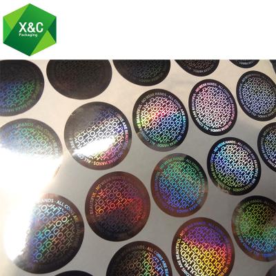 China Holographic Free Design Silver Laser Hologram 3D Sticker Making Printer for sale