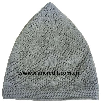 China Casual Mens Kufi Hat Muslims Hat Knitted for sale