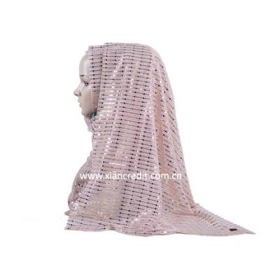 China European and American MuslimScarf New Casual Ethnic Style MuslimScarf Sequins Soft Islam Shawl for sale