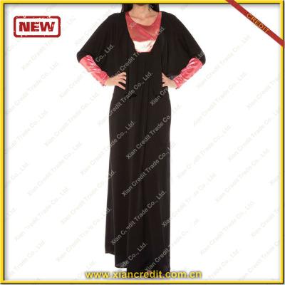 China Fine Drapability Ffake Two Pieces Fashion Abayas Dubai Abayas Emirates for sale