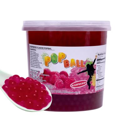 China Bubble Tea Raspberry Pearls Bubble Tea for sale