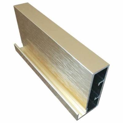 China Top Kitchens Supplier Brushed Nickel Golden Bronze Aluminum Profile Brushed Aluminum for sale