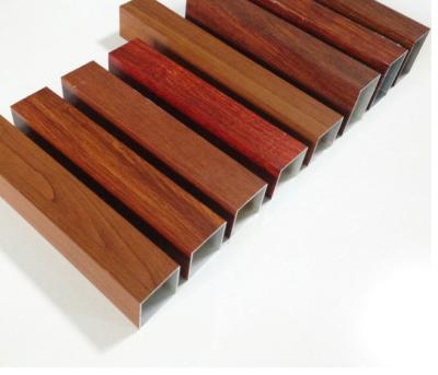 China Factory direct high quality wood grain finish construction aluminum profiles for sale