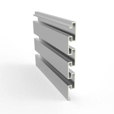 China Different Colors Aluminum Slatwall High Quality Aluminum Stalwall Slat Wall for sale