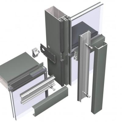 China Sliding Window And Door 30 Years Experience 6063 Aluminum Profile For Glass Aluminum Glazing Profiles for sale