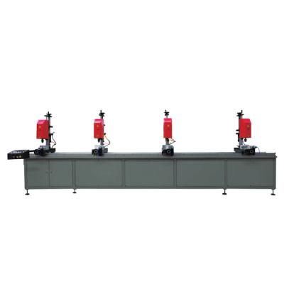 China ALUMINUM STEEL CURTAIN WALL MACHINE MULTI HEAD DRILLING MACHINE 4X750W RA 25UM for sale