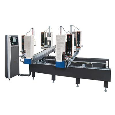 China PVC WINDOW AND DOOR MAKING VERTICAL CNC 4 CORNER UPVC WELDING MACHINE for sale