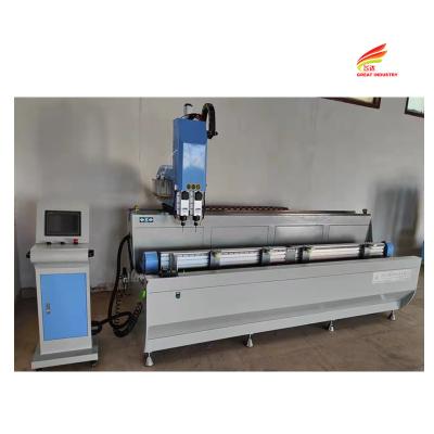 China Upvc window profile cnc cutting center machines automated windows aluminium window cnc milling machine for sale