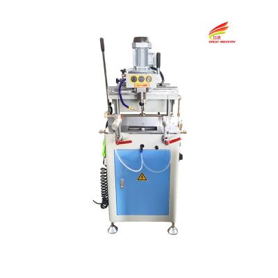 China Upvc window puncher Single head cylinder milling machine aluminium window lock cutting machine window router for sale