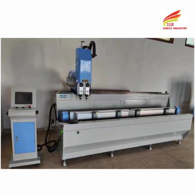 China ALUMINUM CURTAIN WALL DRILLING MILLING MACHINE PVC DOOR MANUFACTURING MACHINE CNC DRILLING WITH MILLING MACHINE for sale