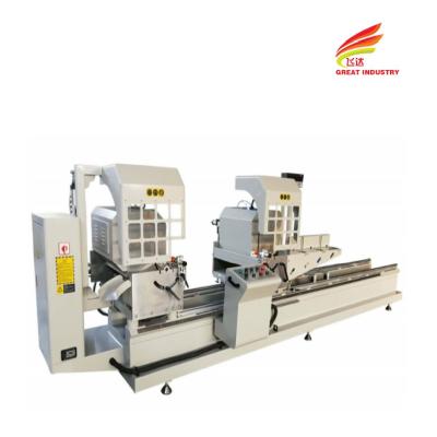 China ALUMINUM PROFILE CUTTING MACHINE DOUBLE SAW CUTTING MACHINE ALUMINIUM CUT OFF MACHINE for sale