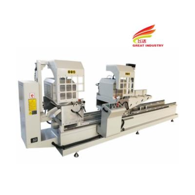 China T SHAPED ALUMINUM CUTTING MACHINE ANGLE SAW MACHINE 2.2KW*2 DOUBLE BEVEL SAW DIGITAL DISPLAY for sale