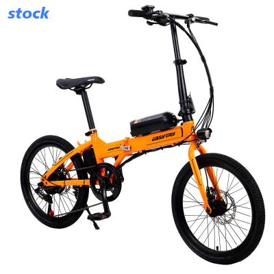 China Convenient hot light steel 7speed 36V outdoor electric mountain bike 350W folding electric bicycle lithium battery for sale